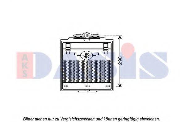 AKS DASIS 056037N масляний радіатор, моторне масло