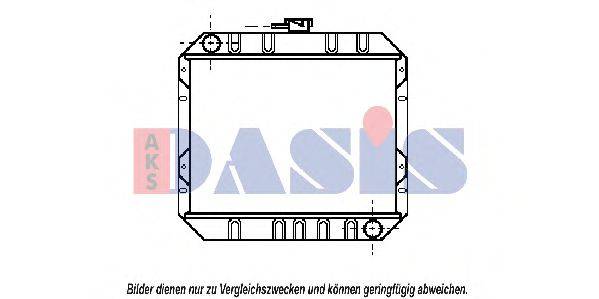 AKS DASIS 092280N Радіатор, охолодження двигуна