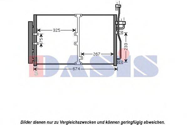 AKS DASIS 152036N Конденсатор, кондиціонер