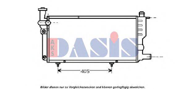 AKS DASIS 161360N Радіатор, охолодження двигуна