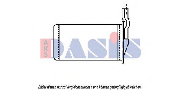 AKS DASIS 189080N Теплообмінник, опалення салону