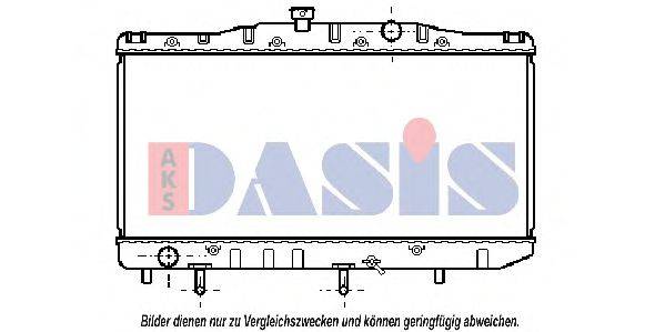 AKS DASIS 210360N Радіатор, охолодження двигуна