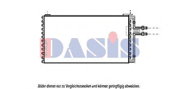 AKS DASIS 332030N Конденсатор, кондиціонер