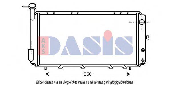 AKS DASIS 350100N Радіатор, охолодження двигуна