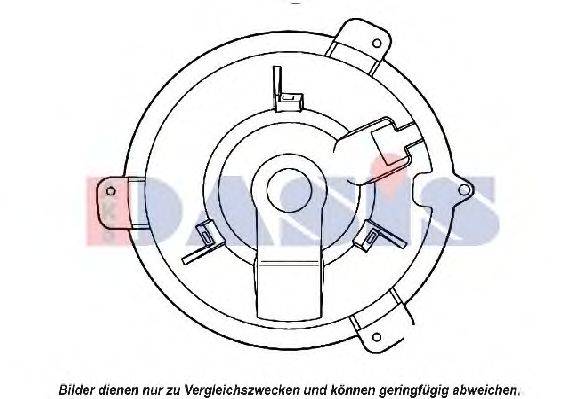 AKS DASIS 740889N Вентилятор салону