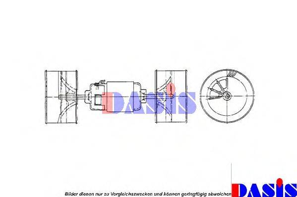 AKS DASIS 742030N Вентилятор салону