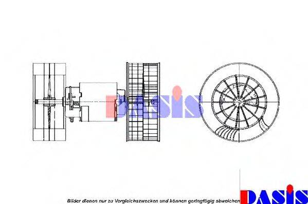 AKS DASIS 742760N Вентилятор салону