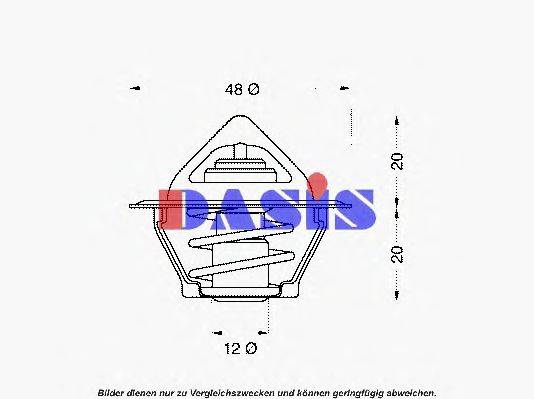 AKS DASIS 751795N Термостат, охолоджуюча рідина