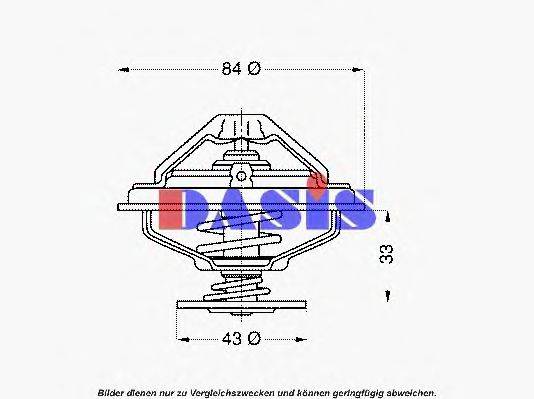 AKS DASIS 751972N Термостат, охолоджуюча рідина