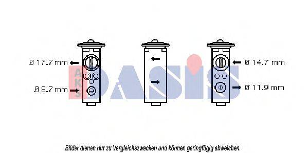 AKS DASIS 840000N Розширювальний клапан, кондиціонер