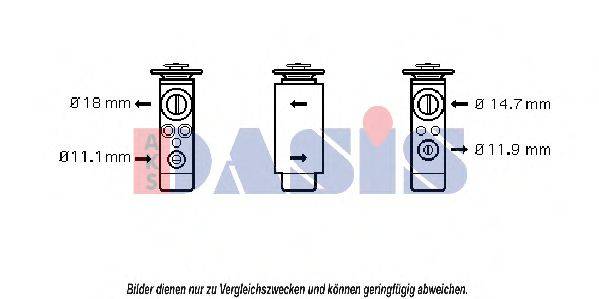 AKS DASIS 840005N Розширювальний клапан, кондиціонер