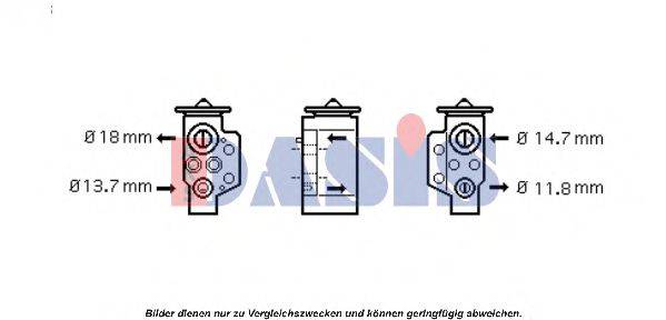 AKS DASIS 840980N Розширювальний клапан, кондиціонер