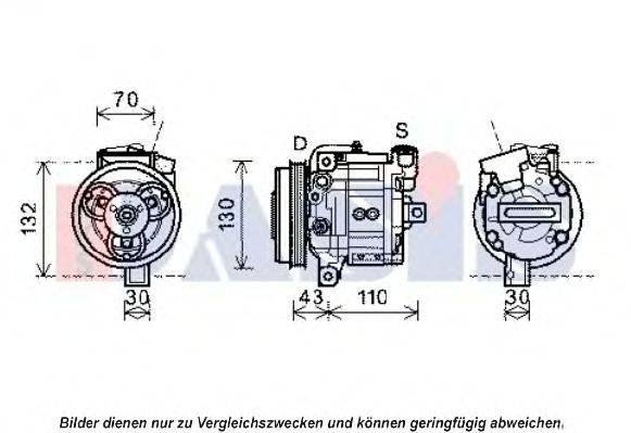 AKS DASIS 851980N Компресор, кондиціонер