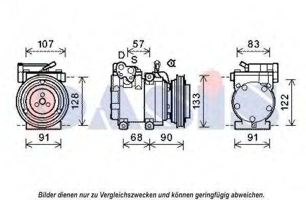 AKS DASIS 852568N Компресор, кондиціонер