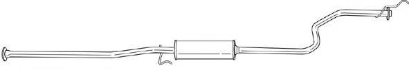 AKS DASIS SG23441 Середній глушник вихлопних газів