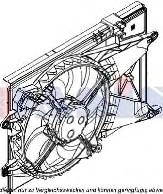 AKS DASIS 528050N Вентилятор, охолодження двигуна