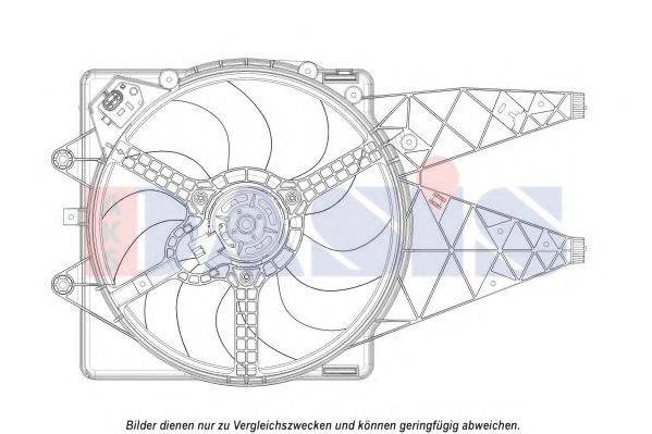 AKS DASIS 088138N Вентилятор, охолодження двигуна