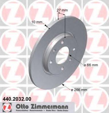 ZIMMERMANN 440203200 гальмівний диск