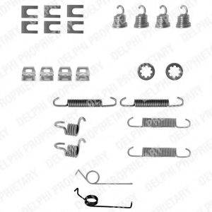 DELPHI LY1007 Комплектуючі, гальмівна колодка