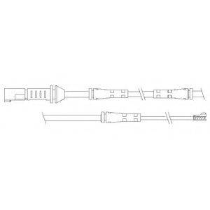 DELPHI LZ0239 Контрольний контакт, контроль шару гальмівних колодок