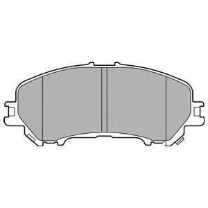 DELPHI LP3144 Комплект гальмівних колодок, дискове гальмо