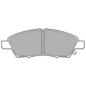 DELPHI LP3170 Комплект гальмівних колодок, дискове гальмо
