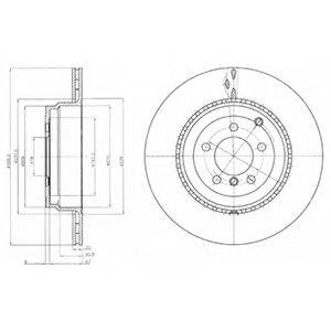 DELPHI BG9080C гальмівний диск