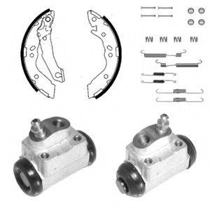 DELPHI 1097 Комплект гальмівних колодок