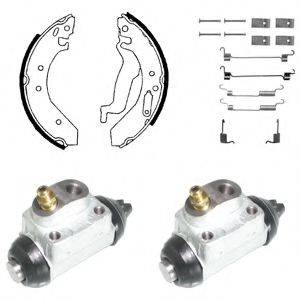 DELPHI KP858 Комплект гальмівних колодок