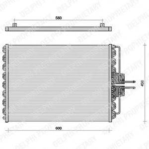 DELPHI TSP0225061 Конденсатор, кондиціонер