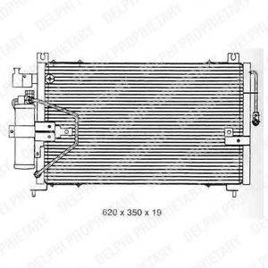 DELPHI TSP0225256 Конденсатор, кондиціонер