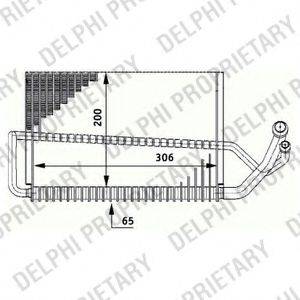 DELPHI TSP0525175 Випарник, кондиціонер