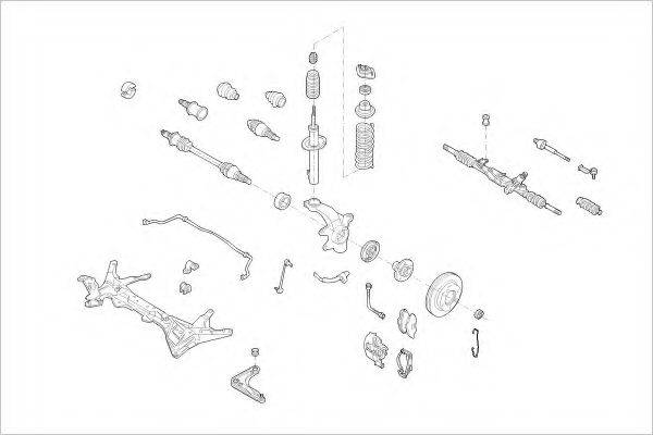 DELPHI FORD05181F Підвіска колеса