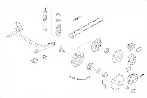 DELPHI FORD05181R Підвіска колеса