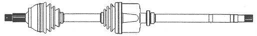 FARCOM 121687 Приводний вал