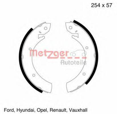 METZGER MG325 Комплект гальмівних колодок