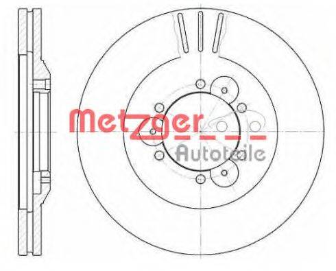 METZGER 656010 гальмівний диск