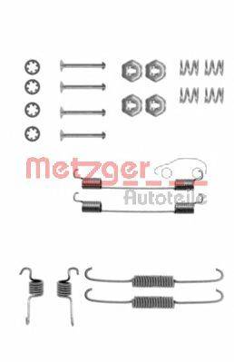 METZGER 1050674 Комплектуючі, гальмівна колодка