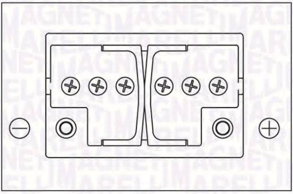 MAGNETI MARELLI 067300280005 Стартерна акумуляторна батарея; Стартерна акумуляторна батарея