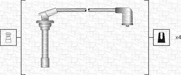 MAGNETI MARELLI 941318111104 Комплект дротів запалювання