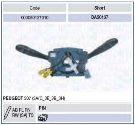 MAGNETI MARELLI 000050137010 Вимикач на колонці кермового керування