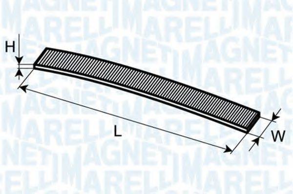 MAGNETI MARELLI 350203062080 Фільтр, повітря у внутрішньому просторі