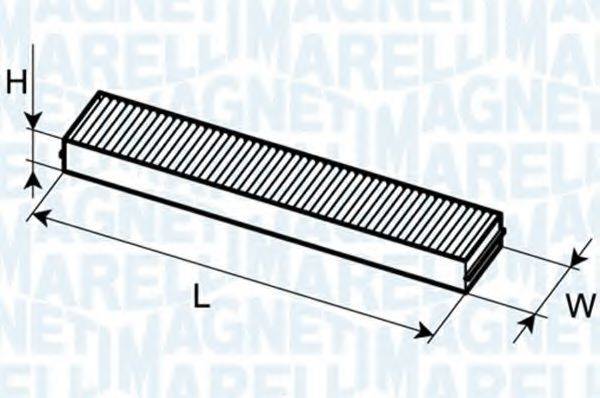 MAGNETI MARELLI 350203061870 Фільтр, повітря у внутрішньому просторі