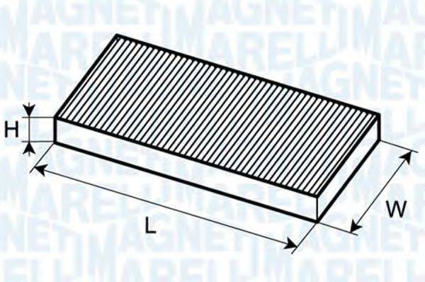 MAGNETI MARELLI 350203061530 Фільтр, повітря у внутрішньому просторі