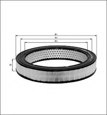 MAGNETI MARELLI 154076538350 Повітряний фільтр