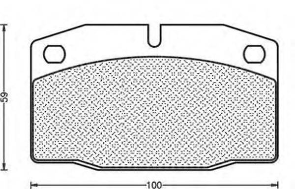 MAGNETI MARELLI 430216170015 Комплект гальмівних колодок, дискове гальмо