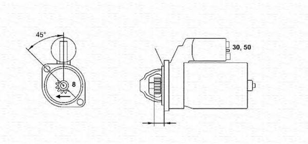 MAGNETI MARELLI 943251896010 Стартер