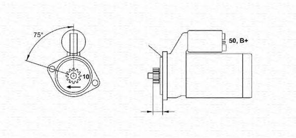 MAGNETI MARELLI 943254084010 Стартер