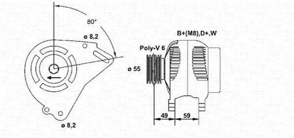 MAGNETI MARELLI 943356529010 Генератор