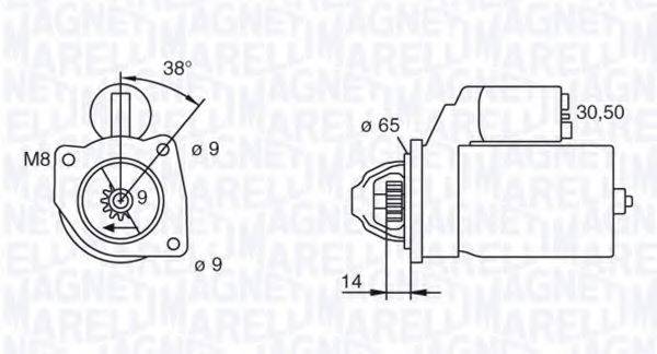 MAGNETI MARELLI 063101015010 Стартер